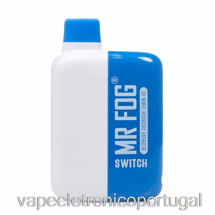 Vape Eletrônico Mr. Interruptor De Neblina 5500 Gelo Descartável De Limão, Mirtilo E Framboesa